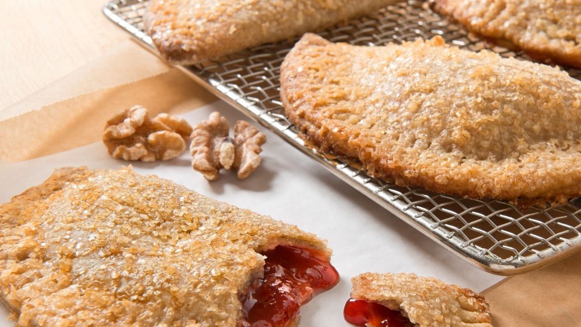 Breakfast Packets with Walnutty Crusts
