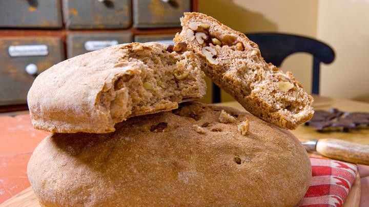 Whole-Wheat Walnut Artisan Bread