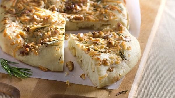 Rosemary Walnut Focaccia