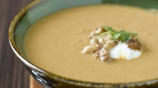 Curry Pumpkin Walnut Soup