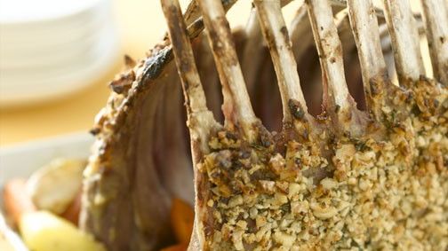 Walnut Encrusted Lamb