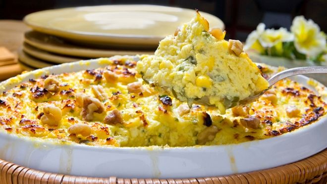 Toasted Walnut Creamed Corn