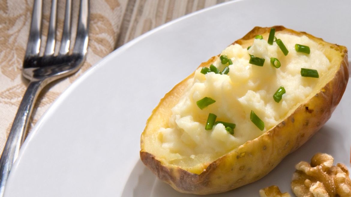 Buttermilk Mashed Jacket Potatoes