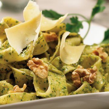 Pappardelle with California Walnut Pesto Pappardelle with California Walnut Pesto