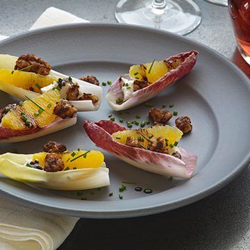 Stuffed Endives with Goat Cheese and Walnuts Stuffed Endives with Goat Cheese and Walnuts