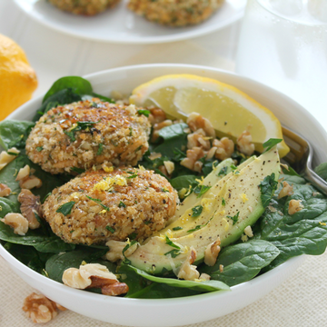 Crunchy Walnut Crusted Salmon Patties Crunchy Walnut Crusted Salmon Patties