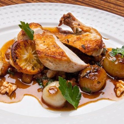 Roasted Chicken Breast with Walnuts, Dates and Olives Roasted Chicken Breast with Walnuts, Dates and Olives