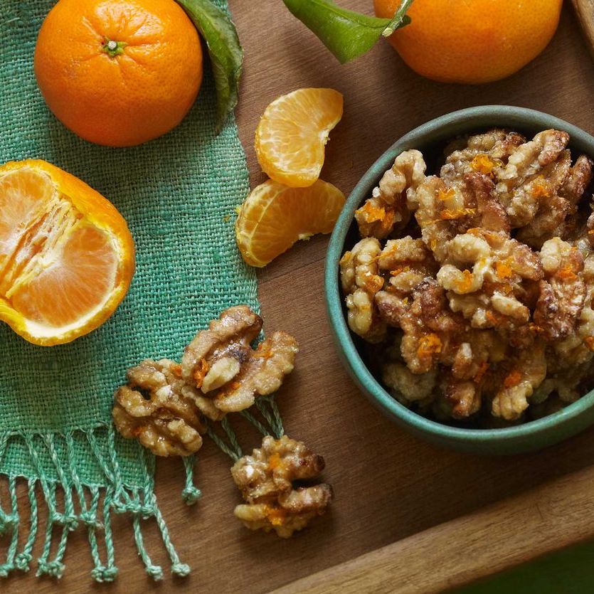Orange Glazed Walnuts - Food Technologists Orange Glazed Walnuts - Food Technologists