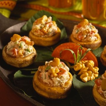 Nutty Stuffed Mushroom Caps Nutty Stuffed Mushroom Caps