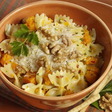 Pasta with Winter Squash & Walnuts Pasta with Winter Squash & Walnuts
