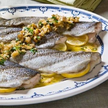 Grilled Trout with Walnut Meunière Grilled Trout with Walnut Meunière