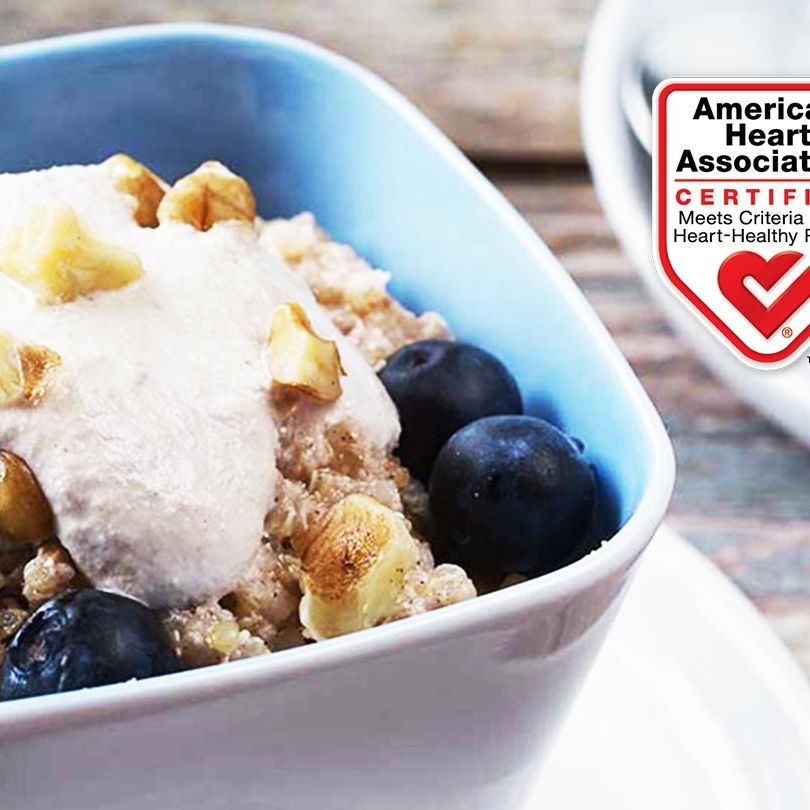 Breakfast Quinoa with Walnut Cream and Blueberries Breakfast Quinoa with Walnut Cream and Blueberries
