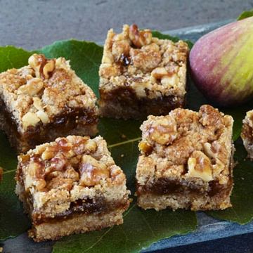 Whole-Wheat Walnut Fig Squares Whole-Wheat Walnut Fig Squares