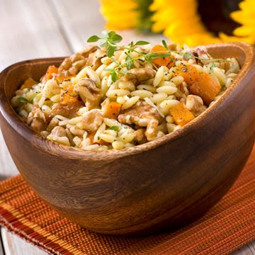 Roasted Butternut Squash & Walnut Orzo Roasted Butternut Squash & Walnut Orzo