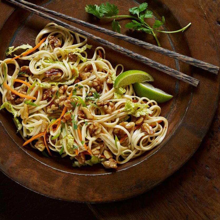 Walnut, Cabbage and Udon Noodle Salad Walnut, Cabbage and Udon Noodle Salad