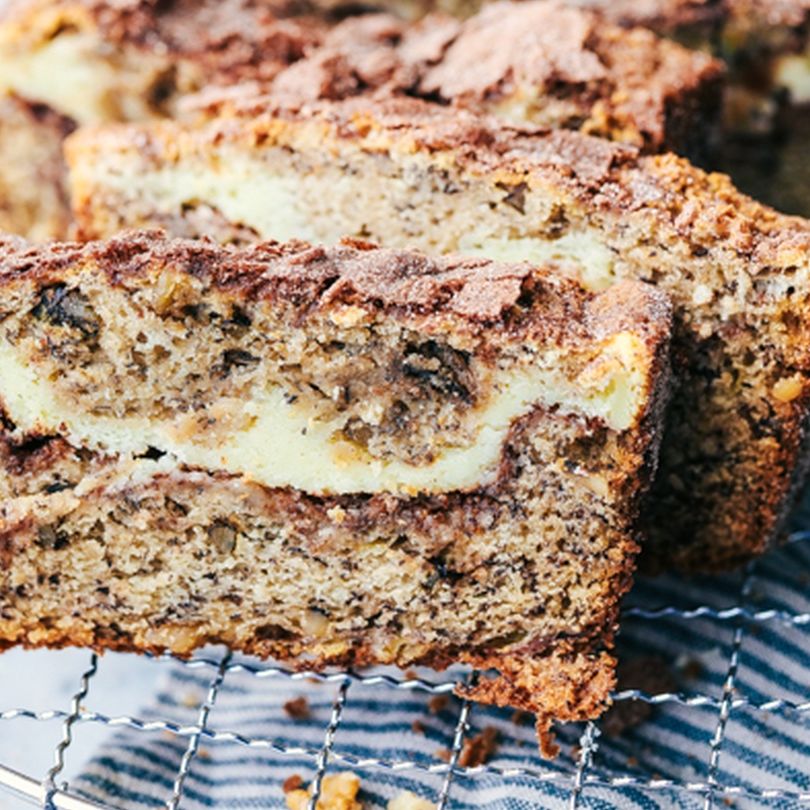 Cinnamon Swirl Cream Cheese Banana Bread Cinnamon Swirl Cream Cheese Banana Bread