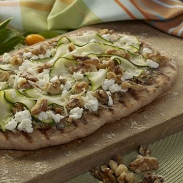 Double Walnut Grilled Goat Cheese Pizza Double Walnut Grilled Goat Cheese Pizza