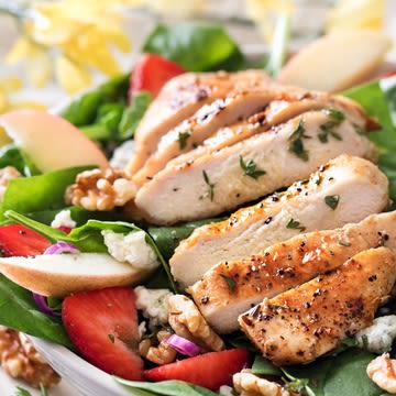 Grilled Chicken Strawberry Spinach Salad Grilled Chicken Strawberry Spinach Salad