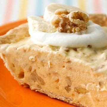 Frozen Banana-Walnut Toffee Pie Frozen Banana-Walnut Toffee Pie