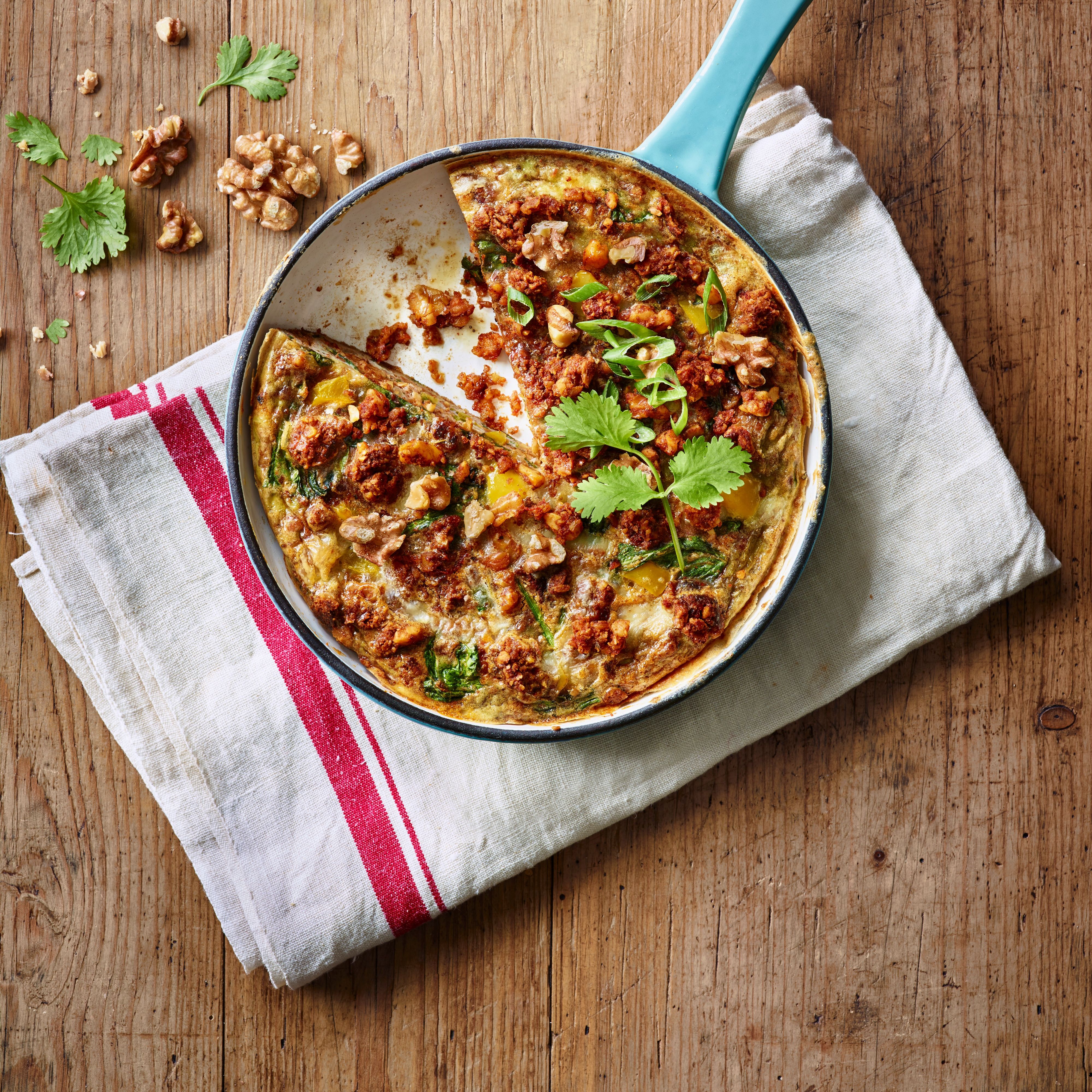 California Walnut Chorizo Frittata California Walnut Chorizo Frittata