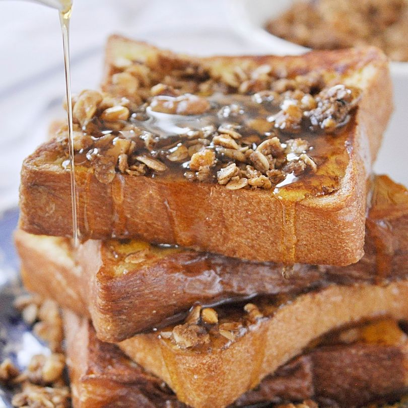Brioche French Toast with Walnut Crumble Brioche French Toast with Walnut Crumble