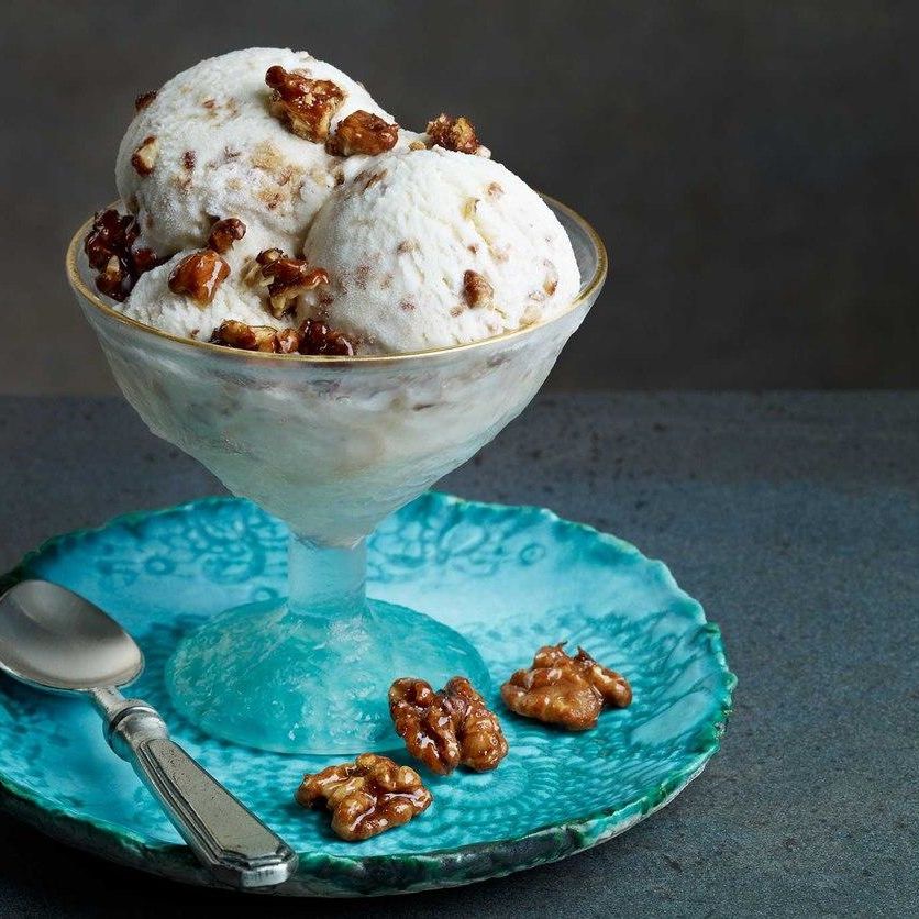 Caramelized Walnut-Buttercrunch Ice Cream Caramelized Walnut-Buttercrunch Ice Cream
