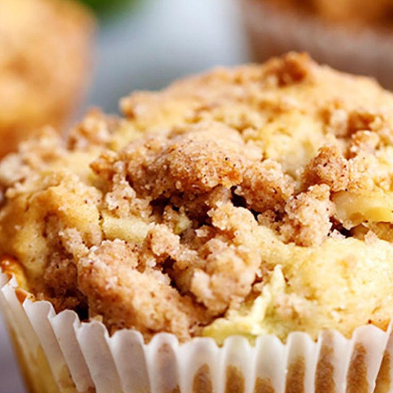 Apple-Walnut Cream Cheese Crumb Muffins Apple-Walnut Cream Cheese Crumb Muffins