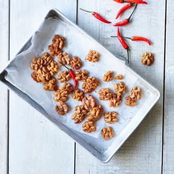 Fiery Hot Cheddar Walnuts Fiery Hot Cheddar Walnuts