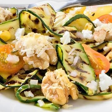Grilled Zucchini Salad with Grilled Zucchini Salad with