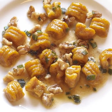 Pumpkin Gnocchi with California Walnut Brown Butter Sauce Pumpkin Gnocchi with California Walnut Brown Butter Sauce