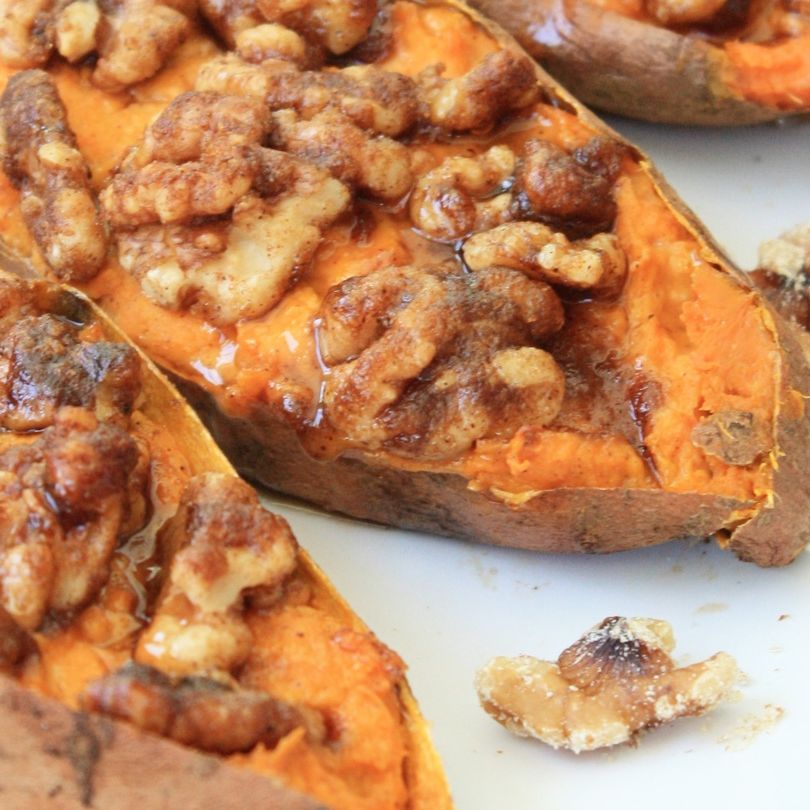 Maple Walnut Sweet Potato Skins Maple Walnut Sweet Potato Skins