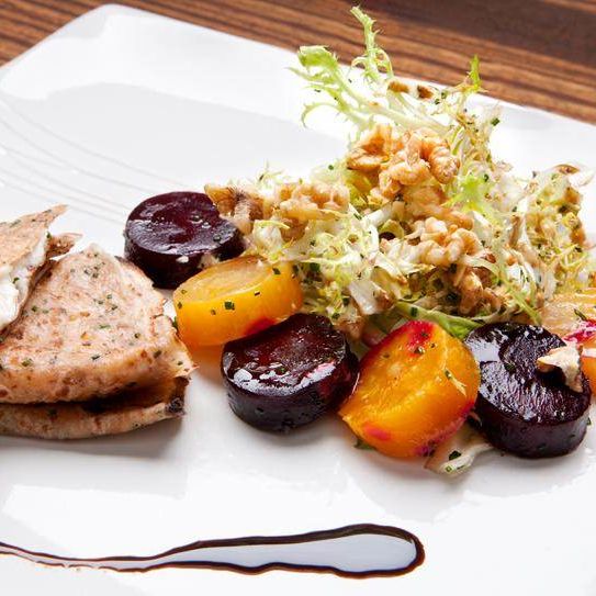Roasted Beet, Walnut and Frisee Salad Roasted Beet, Walnut and Frisee Salad