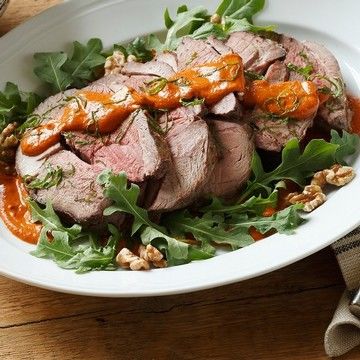 Grilled Leg Of Lamb With Walnut-Pomegranate Sauce Grilled Leg Of Lamb With Walnut-Pomegranate Sauce