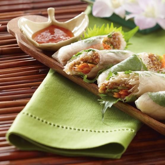 Thai Walnut Salad Rolls Thai Walnut Salad Rolls