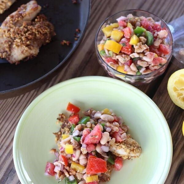 Walnut Crusted Fish Walnut Crusted Fish