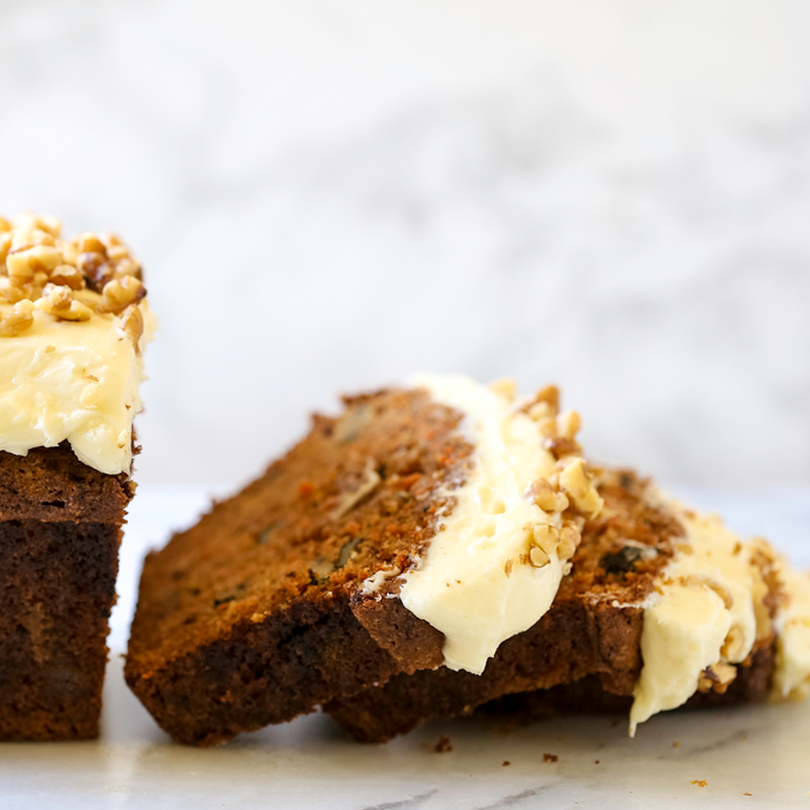 Carrot Walnut Loaf with Cream Cheese Frosting Carrot Walnut Loaf with Cream Cheese Frosting