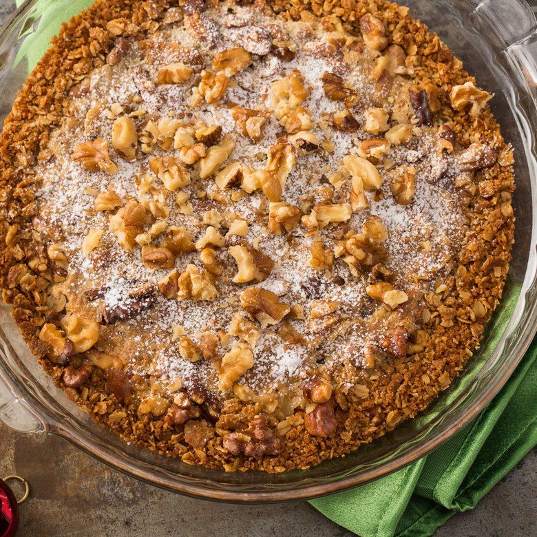 Walnut Oat Cookie Pie Walnut Oat Cookie Pie