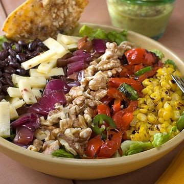 Grilled Mexican Cobb Salad with Walnuts Grilled Mexican Cobb Salad with Walnuts