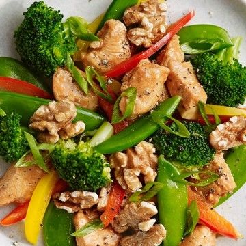 Chinese Chicken Walnut Stir-Fry Chinese Chicken Walnut Stir-Fry