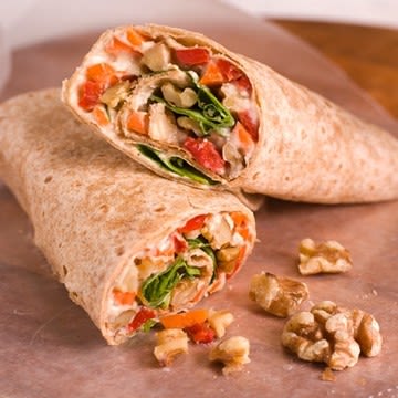 Hummus and Veggie Wraps Hummus and Veggie Wraps