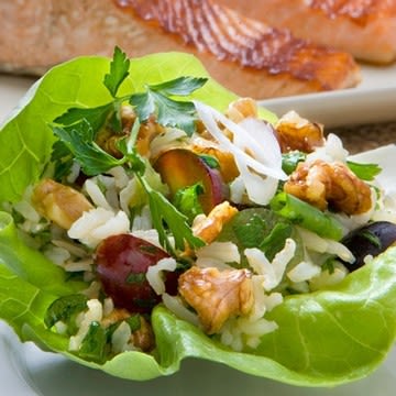 Basmati Rice Salad with Walnuts and Grapes Basmati Rice Salad with Walnuts and Grapes