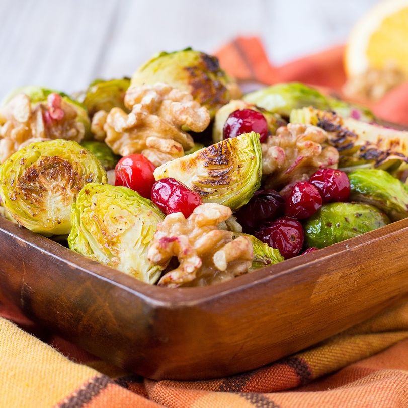 Brussels Sprouts with Cranberries and Walnuts Brussels Sprouts with Cranberries and Walnuts