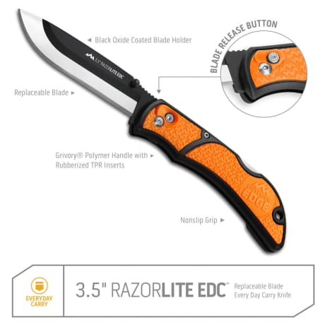 Outdoor Edge® Razor-Lite Everyday Carry Folding Knives