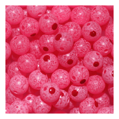 Trout Beads Blood Dot Eggs - Cerise Egg