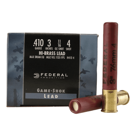 Federal Game Shok Lead Shotshells - .410 Gauge