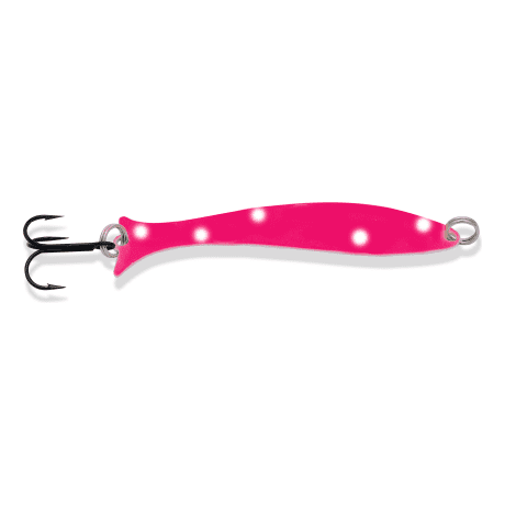 Silver Pink White Dot
