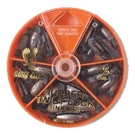 Eagle Claw® Rubber Core Sinker Assortment