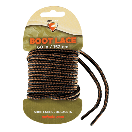 Sof Sole® Boot Laces - Black/Brown