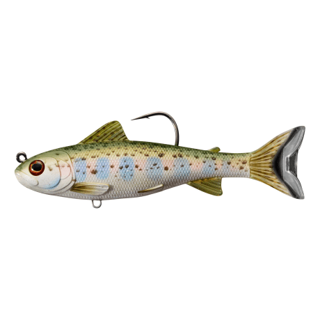 LIVETARGET Trout Parr Swimbait - Silver/Olive