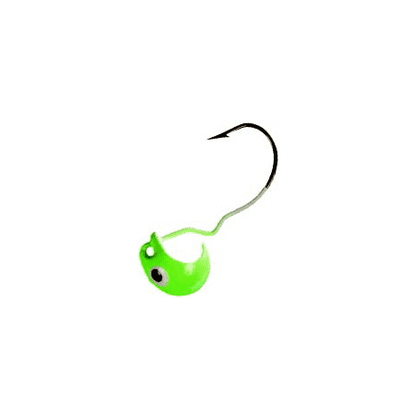 Fin-tech Nuckle Ball® Jig - Green/Chartreuse